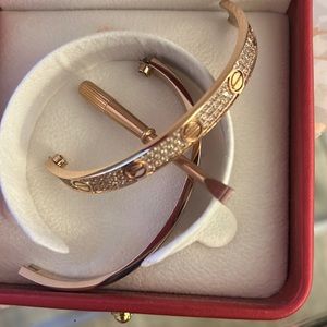 NWT PERFECT REPLICA of original Love bangle - made by a jeweler for travel.
